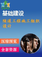 隧道工程施工組織設計