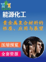 貴金屬復(fù)合材料的性質(zhì)、應(yīng)用與展望